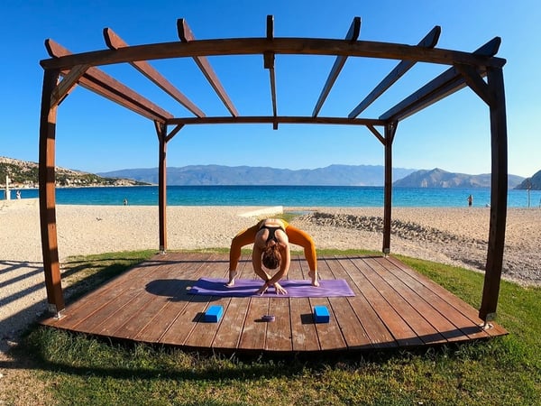 Yoga mit Aussicht