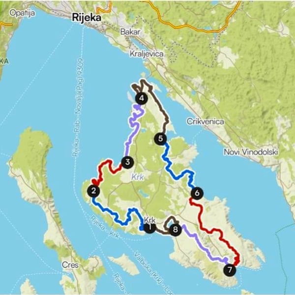 Island Trail Krk