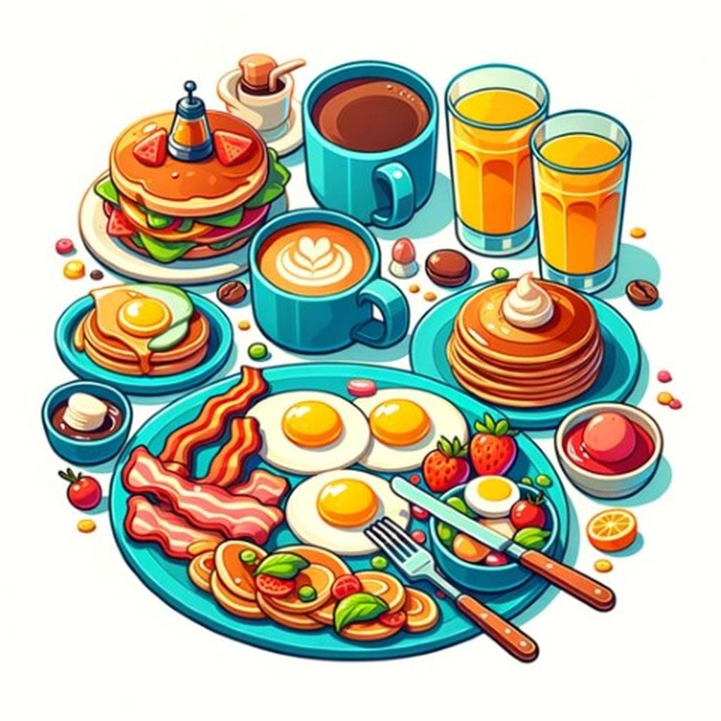 Ontbijt, picknick & diner